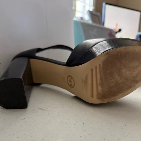 Michael Kors Black Platform Heels - Picture 7 of 12